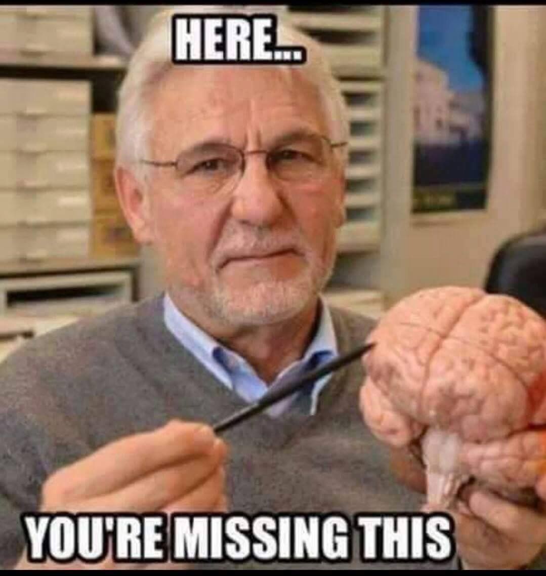 Missing your brain